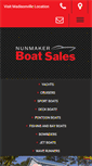 Mobile Screenshot of nunmakerboatsales.com